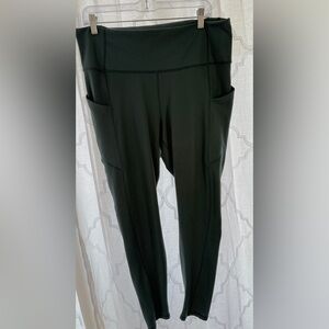 Fabletics Greige High-Waisted Leggings | Size XL